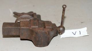 Antique bench vise anvil watchmakers gunsmith machinist jeweler A & M 1871 V1 5