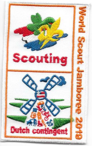 Boy Scout 2019 World Jamboree Dutch Scouting Contingent Patch