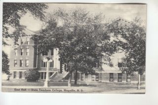 East Hall State Teachers College Mayville Nd