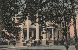 Tinted Postcard Fairview Residence In Tennille,  Georgia 122315