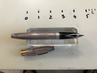 Sheaffer Legacy sterling silver fountain pen 18K F nib 7