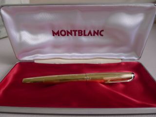 Montblanc94 Meisterstuck Solid 18k (750) Gold Pen 100 Authentic