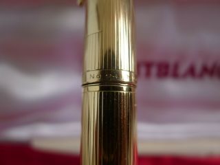 Montblanc94 Meisterstuck Solid 18K (750) Gold Pen 100 Authentic 3