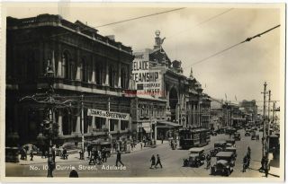 Australia Adelaide Currie Street Real Photo Vintage Pc 3.  3