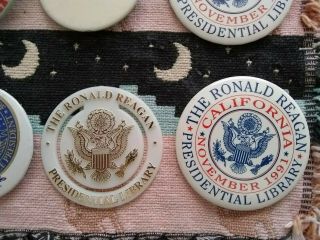 Ronald Reagan buttons.  Pin back type.  Good cond. 10