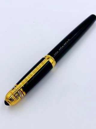 Pasha De Cartier Black Lacquer Rollerball Pen