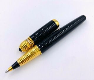 Pasha de Cartier Black Lacquer Rollerball Pen 3