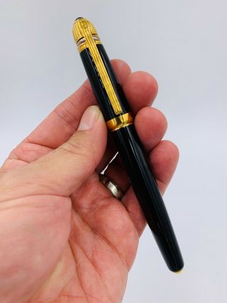 Pasha de Cartier Black Lacquer Rollerball Pen 6