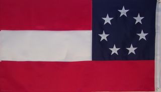 2 ply FIRST NATIONAL FLAG - BONNIE BLUE FLAG,  BETSY ROSS FLAG,  & TAYLOR FLAG 3