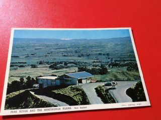 Peak House And The Heretaunga Plains,  Zealand Photocard