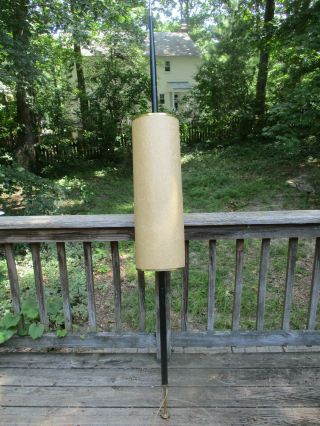 Mid Century Modern Tension Pole Floor Lamp Fiber 30 " Diffuser Shade 93 " High