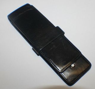 Montblanc Siena Black Leather Pen Case Pouch 4