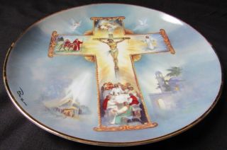 The Life of Christ by Barzoni Limited Edition Plate NH9298 Franklin 3
