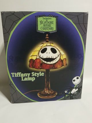 Nightmare Before Christmas NECA - Jack - Tiffany Style - Lamp 2