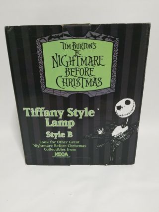 Nightmare Before Christmas NECA - Jack - Tiffany Style - Lamp 6