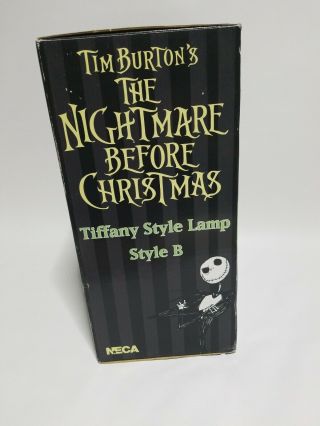 Nightmare Before Christmas NECA - Jack - Tiffany Style - Lamp 7