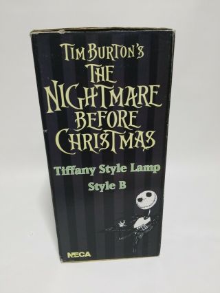 Nightmare Before Christmas NECA - Jack - Tiffany Style - Lamp 8