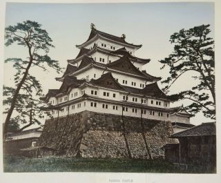 c.  1880 ' s PHOTO JAPAN - NITEN MON IYEMITSU TEMPLE NIKKO / NAGOYA CASTLE 2