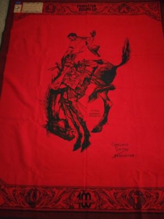 Pendleton Round - Up 100th Anniversary Blanket 1910 - 2010 Limited Edition No 89 Of