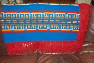 Beaver State PENDLETON WOOLEN MILLS Wool Blanket Aztec Gorgeous Colors 6