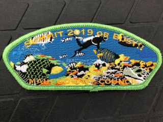 Boy Scout 2019 World Jamboree Maui County Council Patch Set 3
