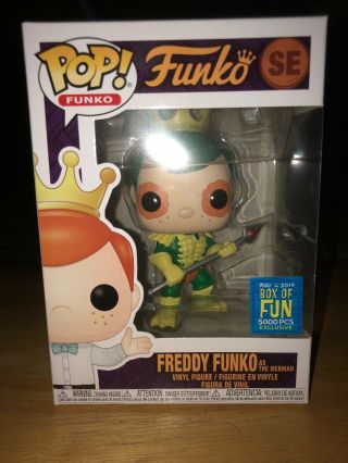 Funko Pop Fundays Box Of Fun Freddy As Merman Le 5000 2019 Sdcc Exclusive