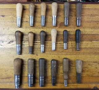 Antique Files Wooden Tool Handles • Vintage Woodworking Chisels Anvil Forge Usa