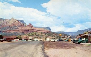 Az Arizona Sedona / Just Off Route 66 / Mailed 1957