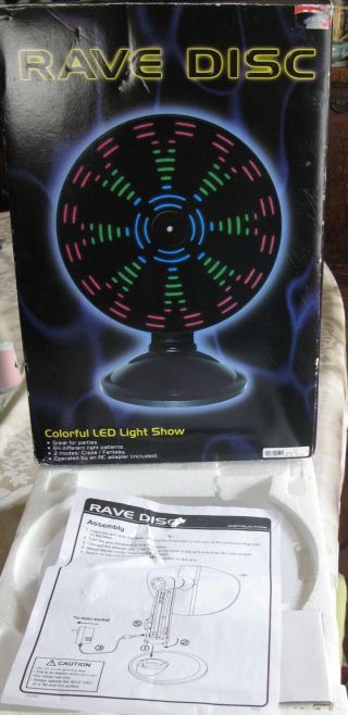 2002 Rabbit Tanaka Rave Disc Hypnotic Spin Motion Wheel Colorful Light Show