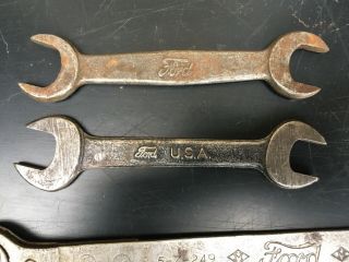 4 - Antique FORD Model T 5 - Z - 324 Ratchet Wrench,  MFD FORD TYPE KAY DEE 3