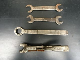 4 - Antique FORD Model T 5 - Z - 324 Ratchet Wrench,  MFD FORD TYPE KAY DEE 5