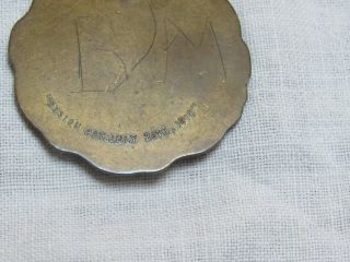 1915 San Francisco Panama Pacific Expo Bronze Watch Fob Scalloped Edge Rare 4