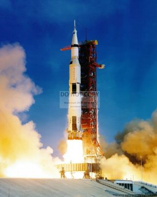 Lift - Off Of The Apollo 11 Saturn V From Launch Complex 39a 11x14 Photo (lg - 006)