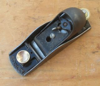 STANLEY Low Angle BLOCK PLANE w/ Adjustable Throat 9 - 1/2 Made in USA 2