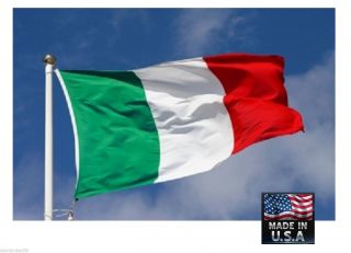 3x5 Ft Italy Italian Heavy Duty In/outdoor - Poly Flag Banner Flags Usa Made
