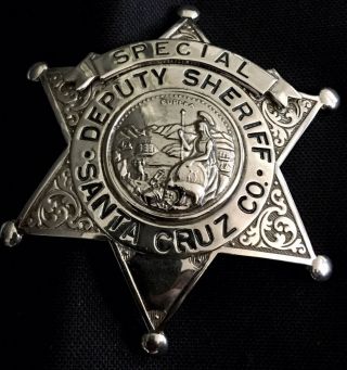 Old Santa Cruz County California Badge 2