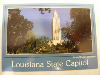 Collectible Postcard Of The Louisiana State Capitol Baton Rouge,  Louisiana