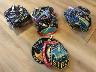 (almost) Every Spacex Mission Patch Including Un - Numbered Zuma 78 Items Plus 13