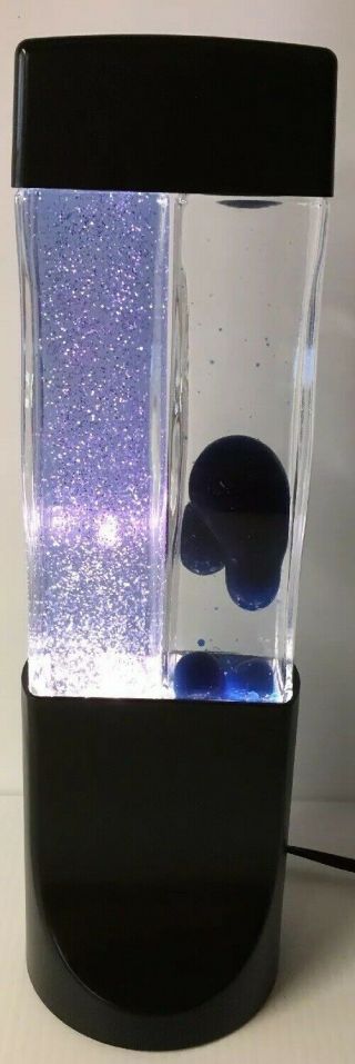 Rare: Dual Chamber S - Curved Glitter & Lava Lamp Light By Lipan