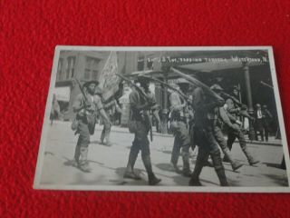 Vintage Black Americana Real Photo Postcard Rppc Ww1 Soldiers