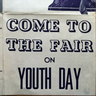 Vintage Flier Boy Scouts Youth Day Wisconsin State Fair Aug 941 Milwaukee Stamp 4