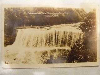 Antique Postcard Of Tahquarnenon River,  Hulbert,  Mich.  Postmark 1939