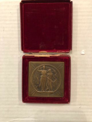 Louisiana Purchase Exposition 1904 Silver Medal In Bronze 1904 St Louis