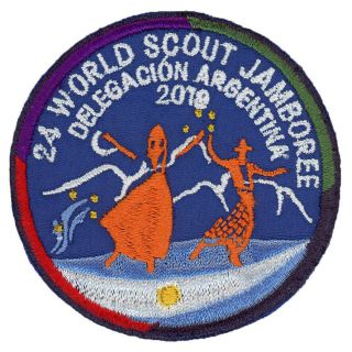 24th World Scout Jamboree 2019 Argentina Contingent Uniform Patch Badge Wsj Bsa