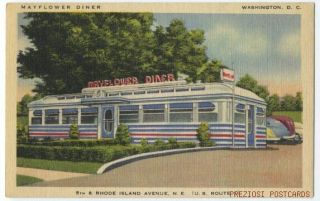 Mayflower Diner - Washington Dc - Great 1940 