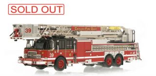Fire Replicas Chicago Fire Department Tower Ladder 39 E - One Platform Truck 3