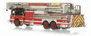 Fire Replicas Chicago Fire Department Tower Ladder 39 E - One Platform Truck 6