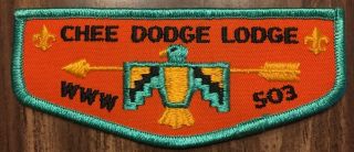Chee Dodge Lodge 503 Order Of The Arrow Lodge Flap Boy Scout Patch - Flagstaff,  Az