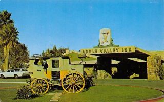 Apple Valley Inn Roy Rogers Victorville,  California Vintage Postcard Ca 1970s
