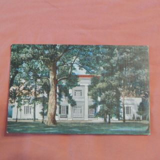 Vintage Postcard The Hermitage,  Home Of Andrew Jackson,  Nashville Tenn.